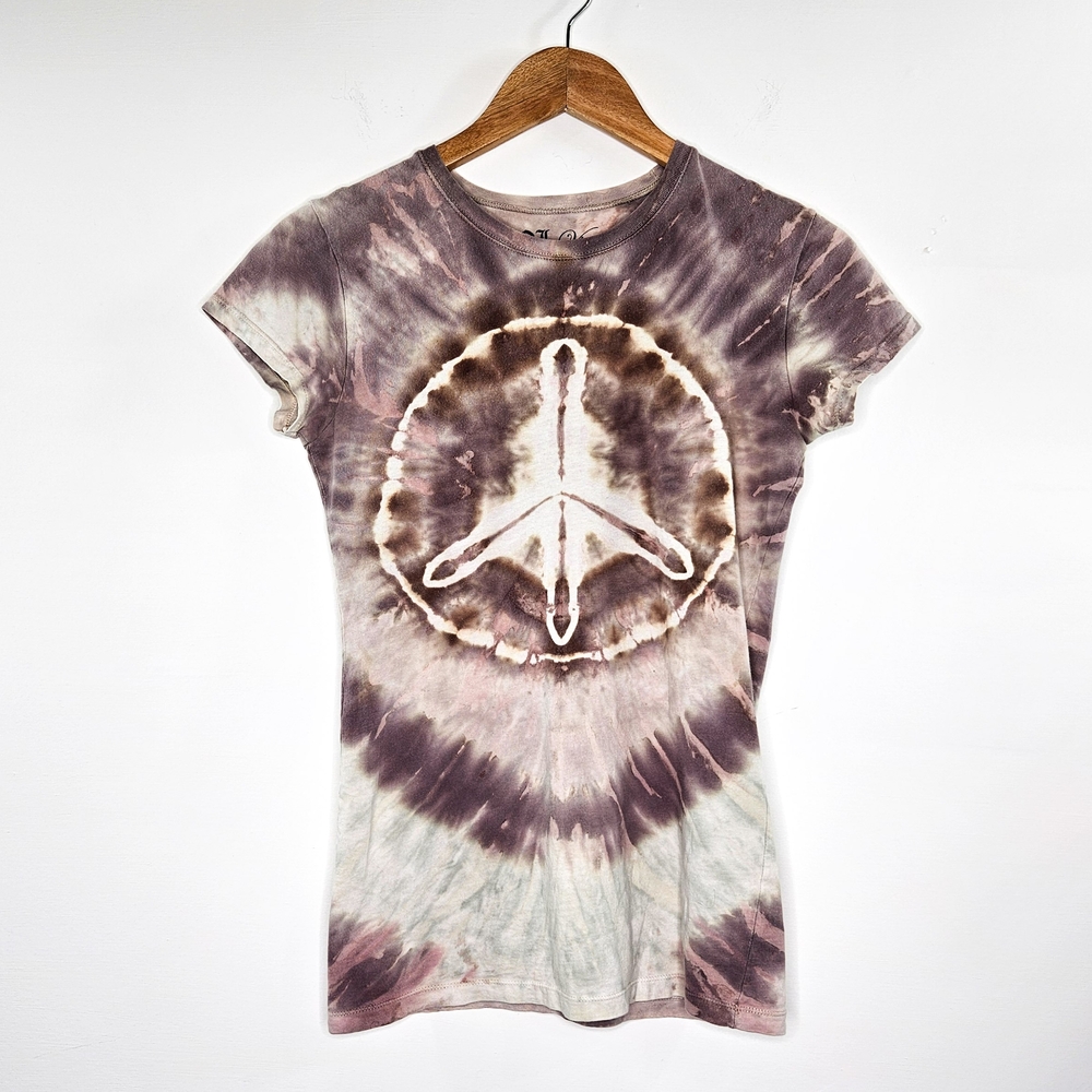 CLOSET CLOSING! LOL Vintage • Tie-Dye Peace Sign Women's Top
